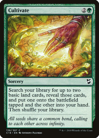 Cultivate [Commander 2018] | Tabernacle Games