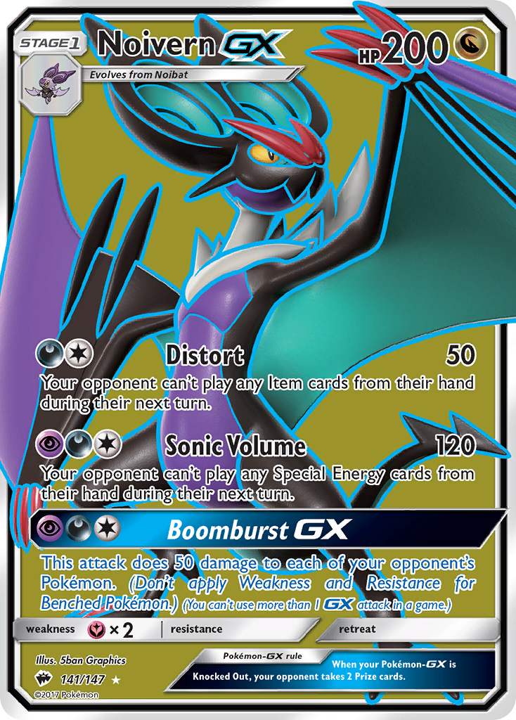 Noivern GX (141/147) [Sun & Moon: Burning Shadows] | Tabernacle Games