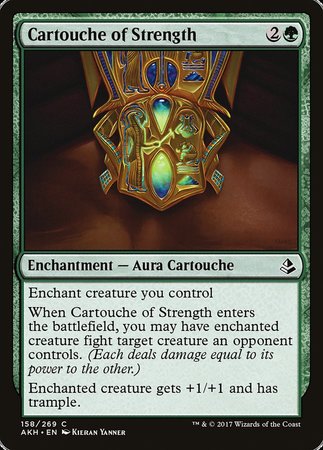 Cartouche of Strength [Amonkhet] | Tabernacle Games