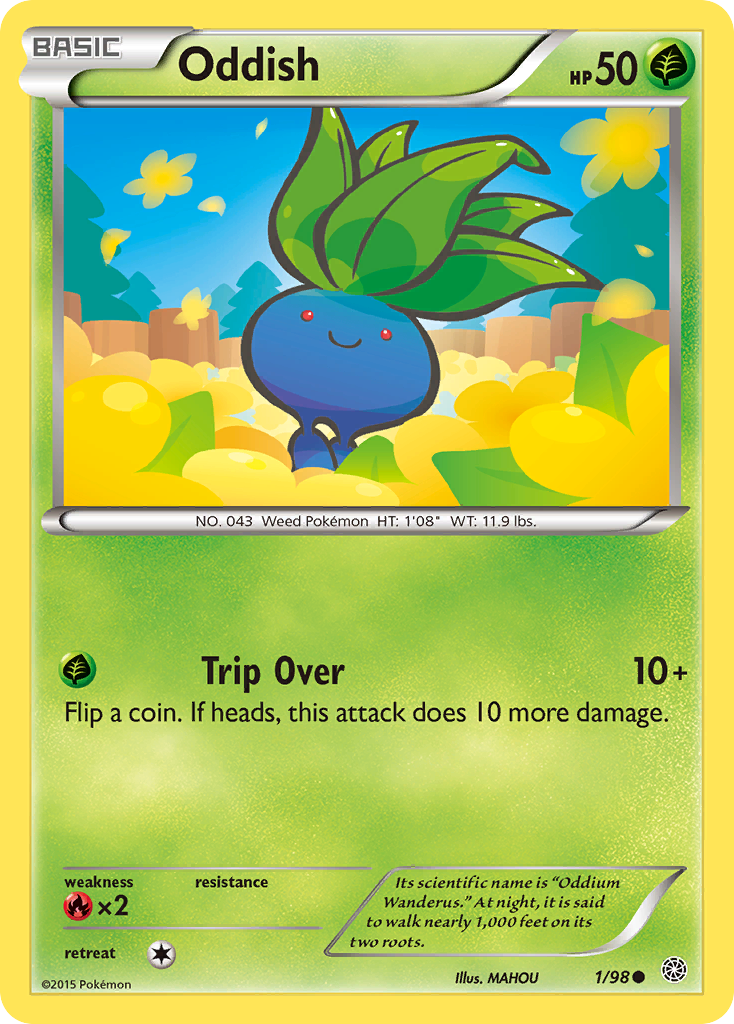 Oddish (1/98) [XY: Ancient Origins] | Tabernacle Games