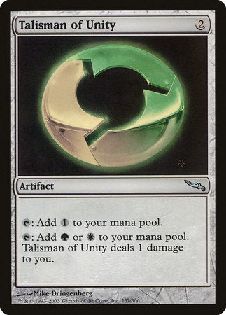 Talisman of Unity [Mirrodin] | Tabernacle Games