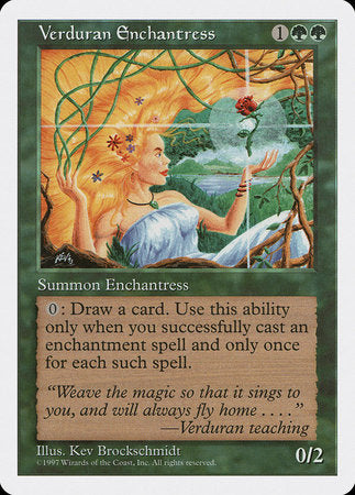 Verduran Enchantress [Fifth Edition] | Tabernacle Games