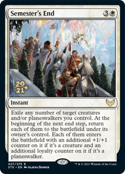 Semester's End [Strixhaven: School of Mages Prerelease Promos] | Tabernacle Games