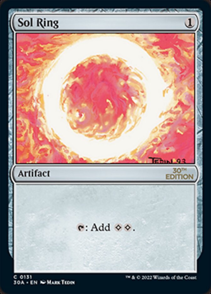 Sol Ring (131) [30th Anniversary Edition] | Tabernacle Games