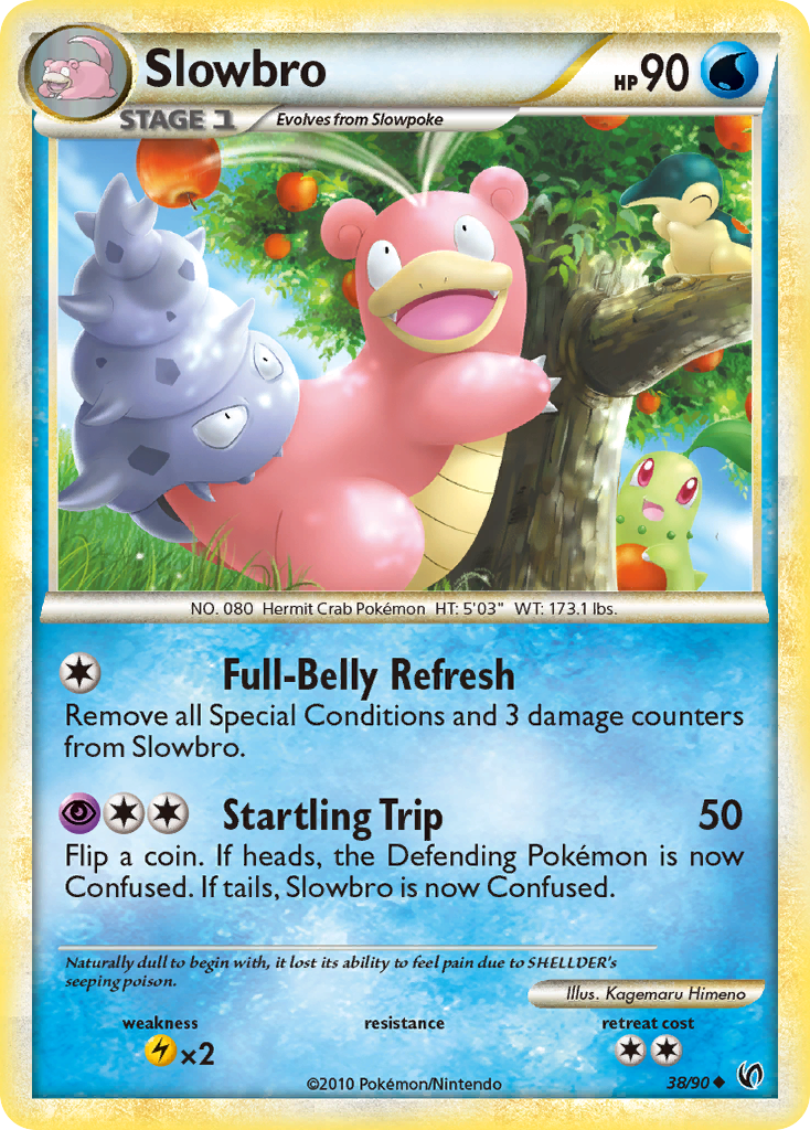 Slowbro (38/90) [HeartGold & SoulSilver: Undaunted] | Tabernacle Games