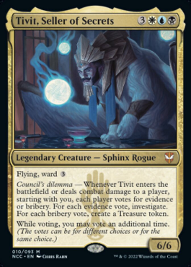 Tivit, Seller of Secrets [Streets of New Capenna Commander] | Tabernacle Games