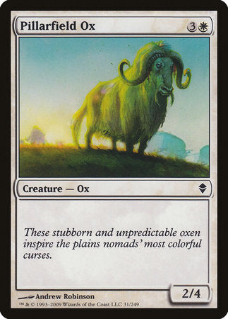 Pillarfield Ox [Zendikar] | Tabernacle Games
