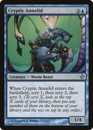 Cryptic Annelid [Duel Decks: Venser vs. Koth] | Tabernacle Games