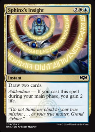 Sphinx's Insight [Ravnica Allegiance] | Tabernacle Games