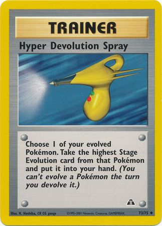 Hyper Devolution Spray (73/75) [Neo Discovery Unlimited] | Tabernacle Games