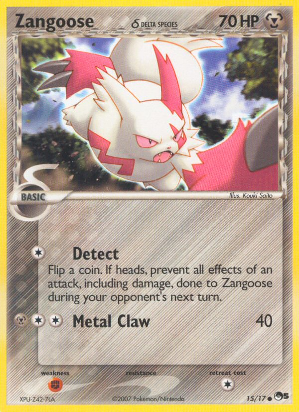 Zangoose (15/17) (Delta Species) [POP Series 5] | Tabernacle Games