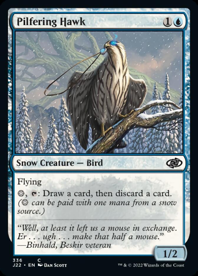 Pilfering Hawk [Jumpstart 2022] | Tabernacle Games