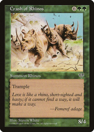 Crash of Rhinos [Mirage] | Tabernacle Games