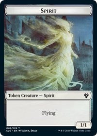 Spirit // Insect (013) Double-sided Token [Commander 2020 Tokens] | Tabernacle Games