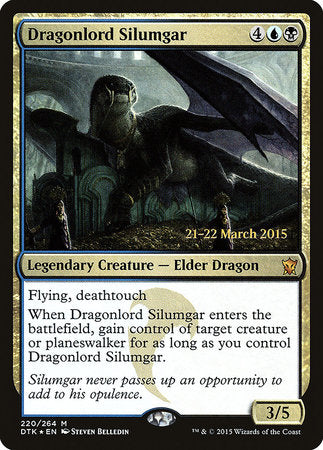 Dragonlord Silumgar [Dragons of Tarkir Promos] | Tabernacle Games