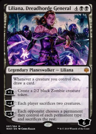 Liliana, Dreadhorde General [War of the Spark] | Tabernacle Games