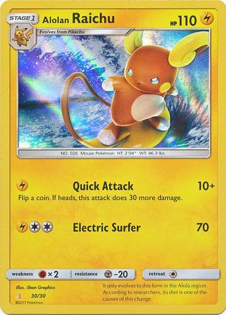 Alolan Raichu (30/30) [Sun & Moon: Trainer Kit - Alolan Raichu] | Tabernacle Games