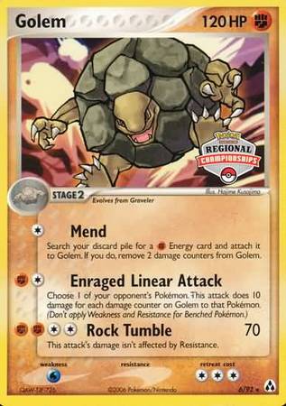 Golem (6/92) (Regional Championship Promo) [EX: Legend Maker] | Tabernacle Games