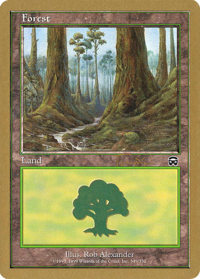 Forest (jt349) (Jan Tomcani) [World Championship Decks 2001] | Tabernacle Games
