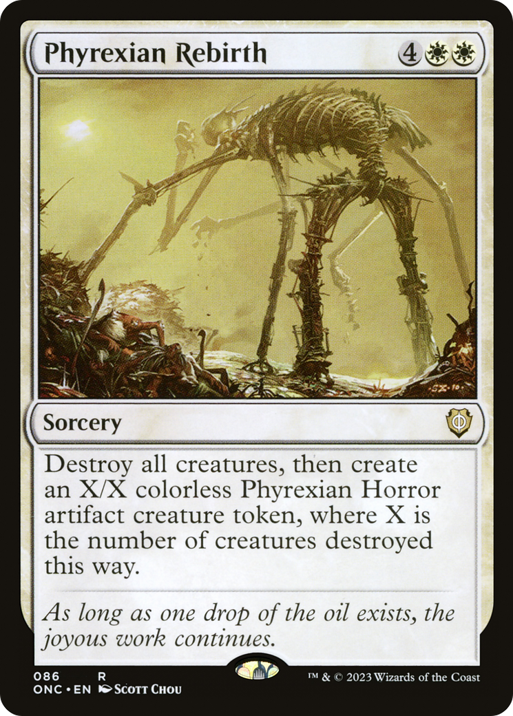 Phyrexian Rebirth [Phyrexia: All Will Be One Commander] | Tabernacle Games