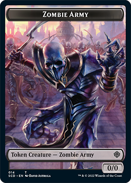 Zombie Army Double-Sided Token [Starter Commander Decks] | Tabernacle Games