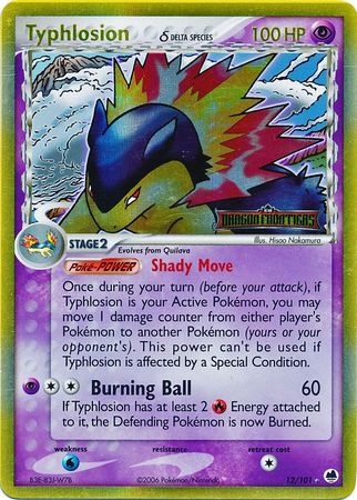 Typhlosion (12/101) (Delta Species) (Stamped) [EX: Dragon Frontiers] | Tabernacle Games