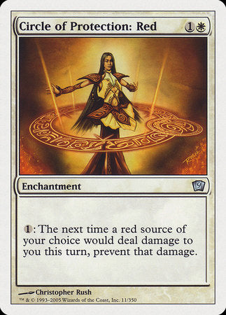 Circle of Protection: Red [Ninth Edition] | Tabernacle Games