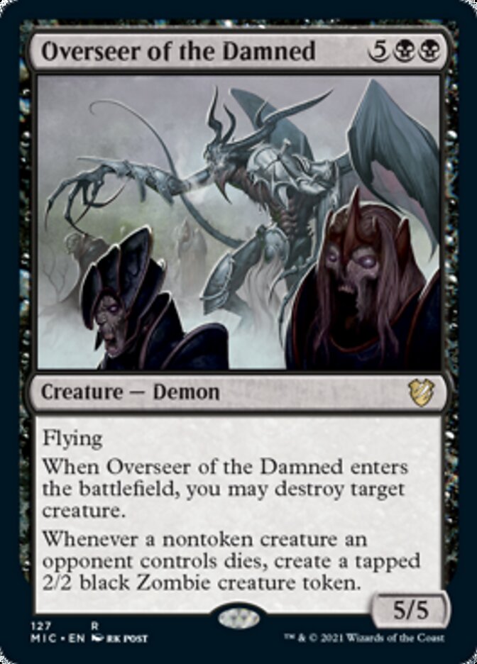 Overseer of the Damned [Innistrad: Midnight Hunt Commander] | Tabernacle Games