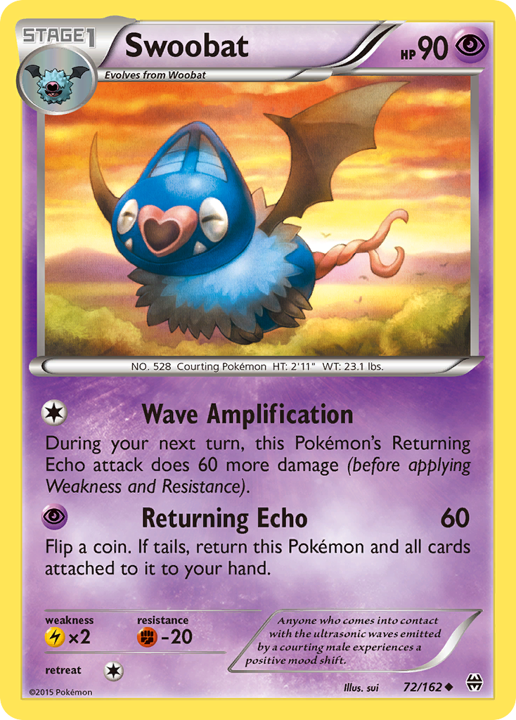 Swoobat (72/162) [XY: BREAKthrough] | Tabernacle Games