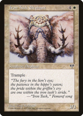 Iron Tusk Elephant [Mirage] | Tabernacle Games