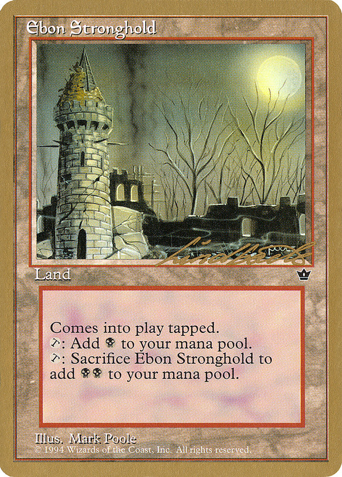 Ebon Stronghold (Leon Lindback) [Pro Tour Collector Set] | Tabernacle Games