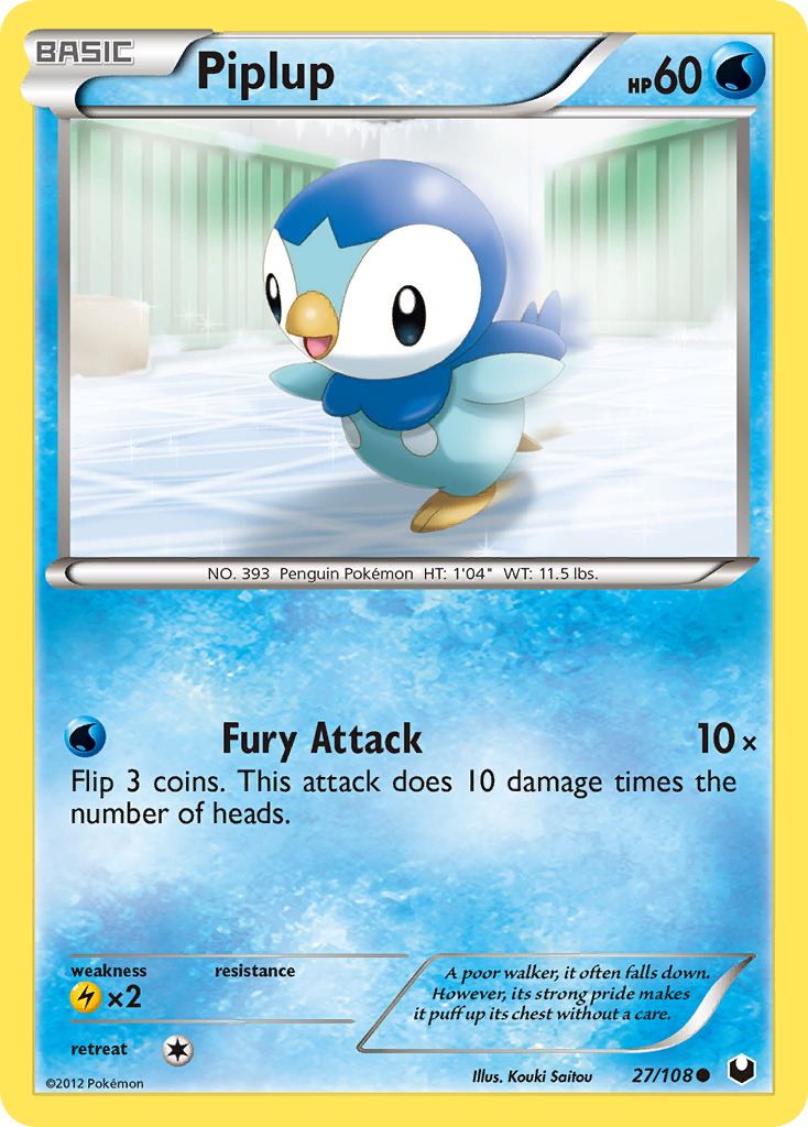 Piplup (27/108) [Black & White: Dark Explorers] | Tabernacle Games