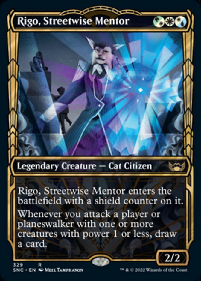 Rigo, Streetwise Mentor (Showcase Golden Age) [Streets of New Capenna] | Tabernacle Games