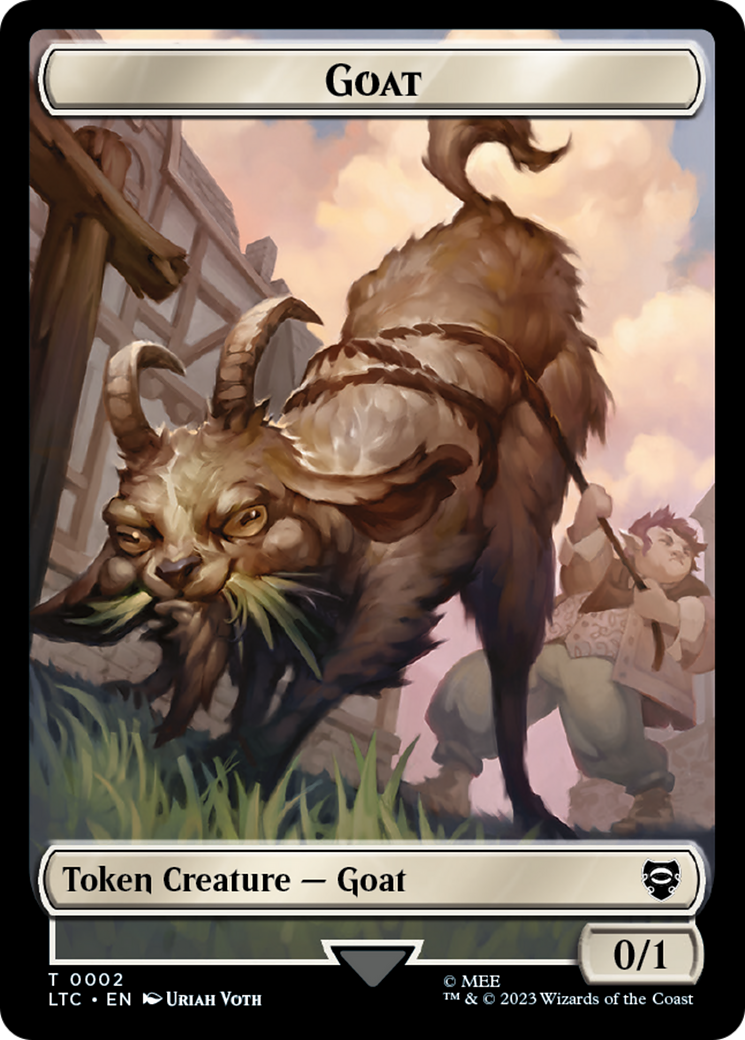 Bird // Goat Token [The Lord of the Rings: Tales of Middle-Earth Commander Tokens] | Tabernacle Games