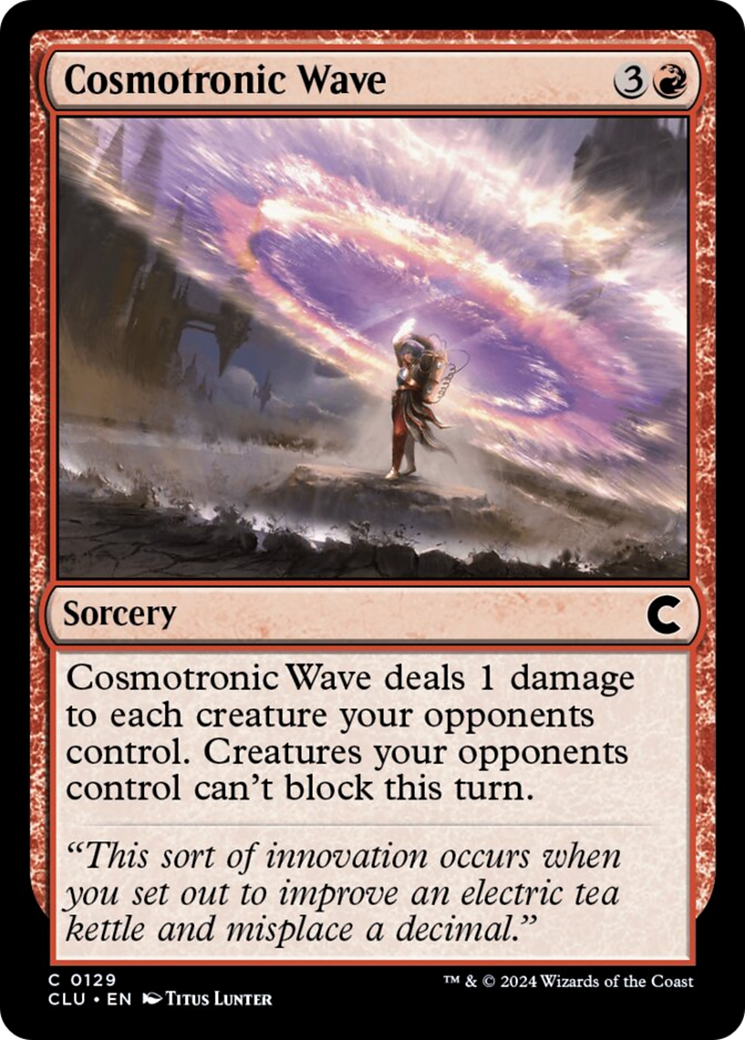 Cosmotronic Wave [Ravnica: Clue Edition] | Tabernacle Games