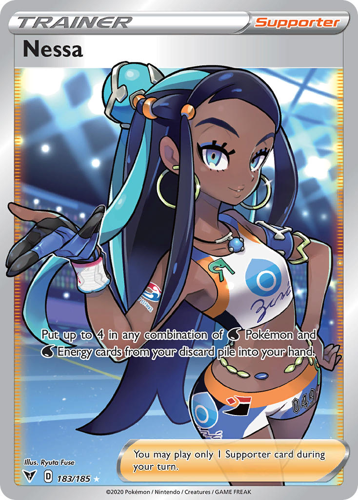 Nessa (183/185) [Sword & Shield: Vivid Voltage] | Tabernacle Games