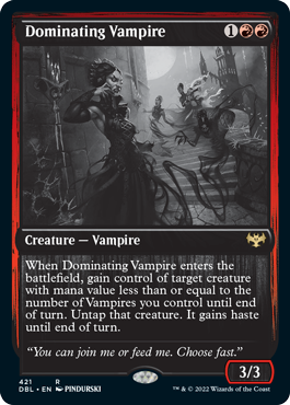 Dominating Vampire [Innistrad: Double Feature] | Tabernacle Games