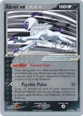 Absol ex (92/108) (Flyvees - Jun Hasebe) [World Championships 2007] | Tabernacle Games