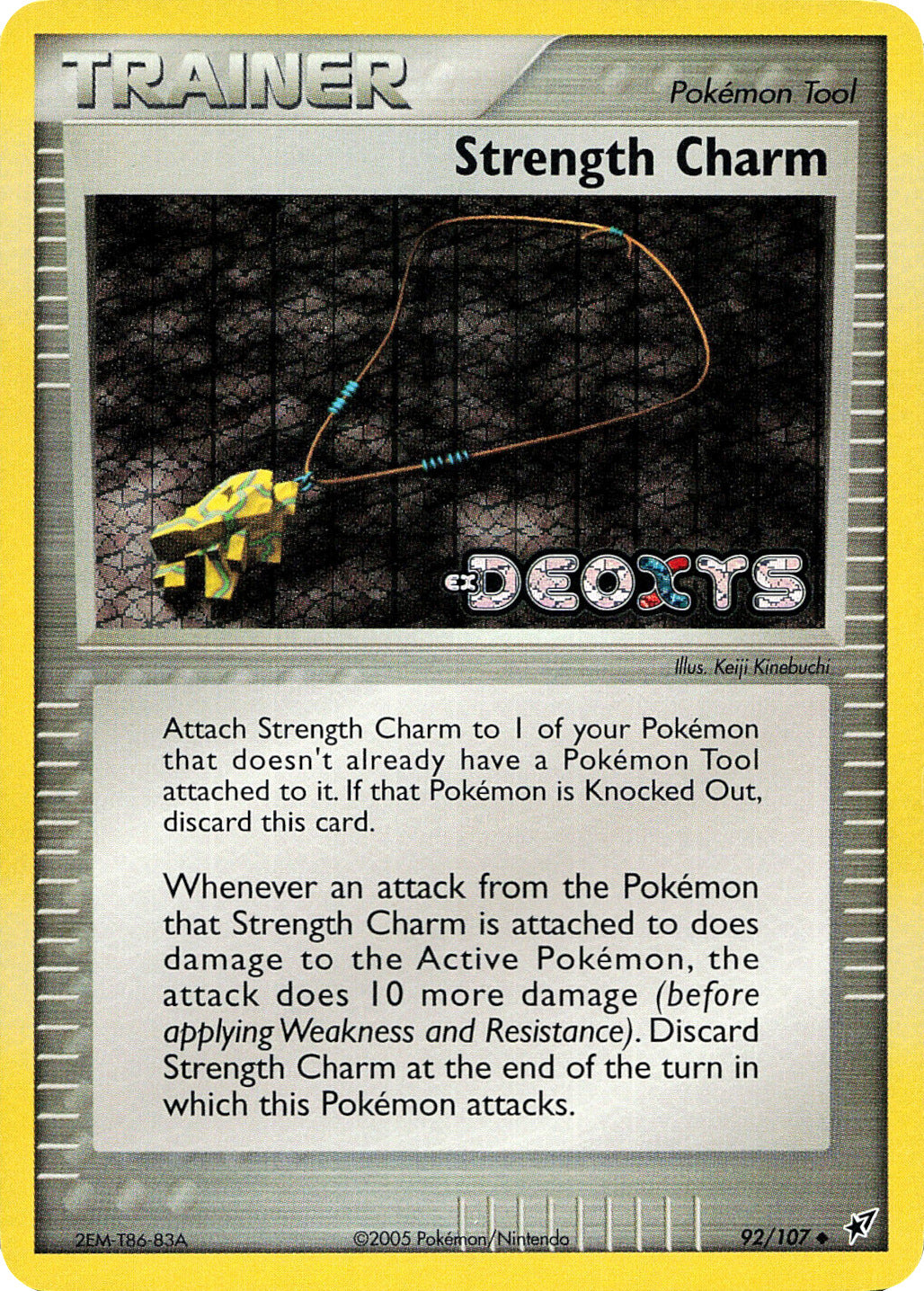 Strength Charm (92/107) (Stamped) [EX: Deoxys] | Tabernacle Games