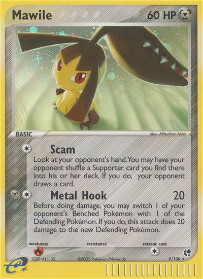 Mawile (9/100) [EX: Sandstorm] | Tabernacle Games