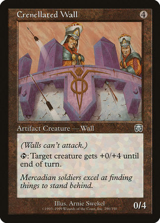 Crenellated Wall [Mercadian Masques] | Tabernacle Games