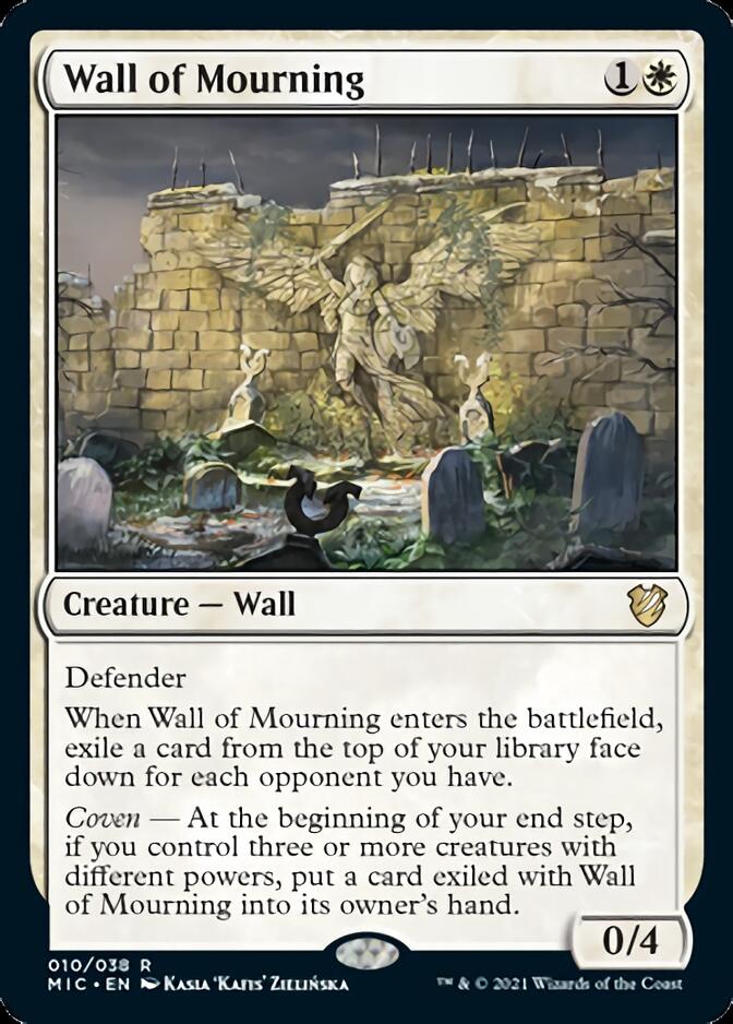 Wall of Mourning [Innistrad: Midnight Hunt Commander] | Tabernacle Games