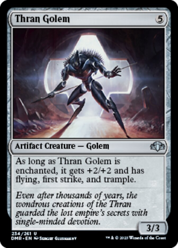 Thran Golem [Dominaria Remastered] | Tabernacle Games