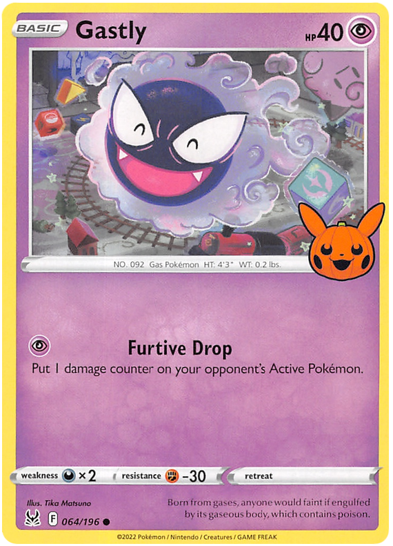 Gastly (064/196) [Trick or Trade 2023] | Tabernacle Games
