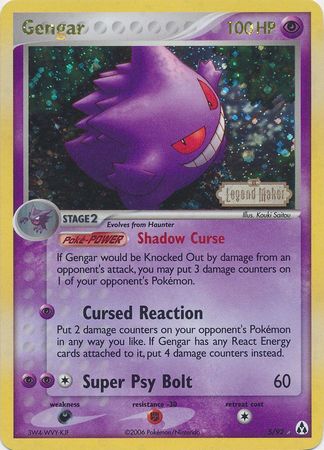 Gengar (5/92) (Stamped) [EX: Legend Maker] | Tabernacle Games