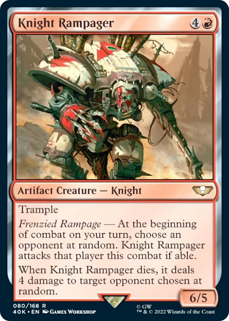 Knight Rampager [Universes Beyond: Warhammer 40,000] | Tabernacle Games