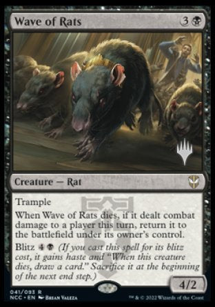 Wave of Rats (Promo Pack) [Streets of New Capenna Commander Promos] | Tabernacle Games