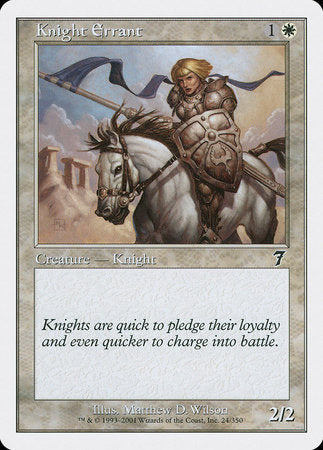 Knight Errant [Seventh Edition] | Tabernacle Games