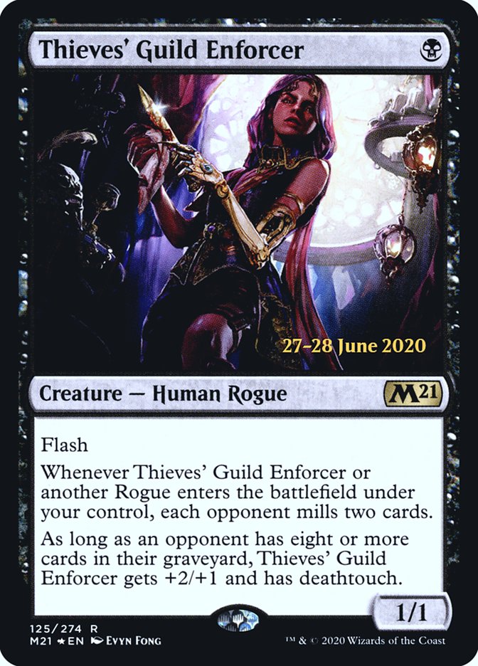 Thieves' Guild Enforcer  [Core Set 2021 Prerelease Promos] | Tabernacle Games