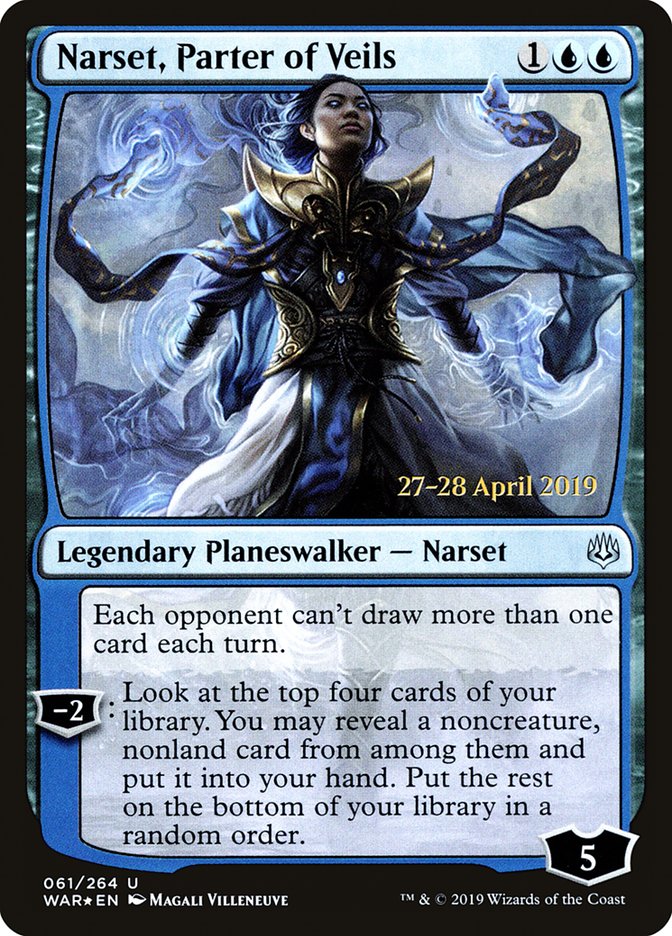 Narset, Parter of Veils  [War of the Spark Prerelease Promos] | Tabernacle Games